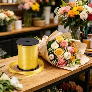 Nastro Rotondo Opaco Giallo di Alta Qualità Party Love 500m per Palloncini Decorativi e Uso Creativo - Product Image 4