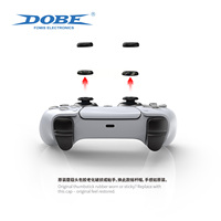 Capuchons de joystick en silicone DOBE pour manettes PS4 PS5 - Revêtements antidérapants pour une meilleure prise en main et un confort amélioré lors du jeu