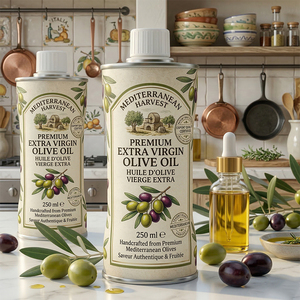 Lattine in Metallo per <span class=keywords><strong>Olio</strong></span> d'Oliva da 250ml e 360ml, Personalizzabili con Stampa, per <span class=keywords><strong>Olio</strong></span> Extra Vergine - Product Image 3