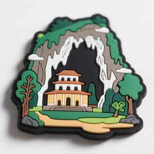 Personalizado Ref Magnetz PVC suave sueco imán de nevera Malasia goma 3D imanes de recuerdo ciudad paisaje imán de nevera Francia - Product Image 3