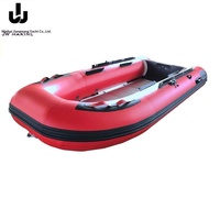 Bateau pneumatique 4 places avec construction en PVC et alliage d'aluminium pour la pêche et le transport de secours