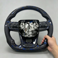 Volant en cuir et fibre de carbone personnalisé pour Toyota Land Cruiser LC70 LC76 LC200 LC300 Camry Corolla Yaris Accessoires de voiture
