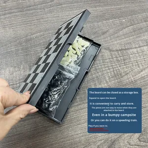 Cờ Vua Nhựa Sang Trọng Từ Hội Đồng Quản Trị Trò Chơi Quốc Tế Cờ Vua Xách Tay Từ Hội Đồng Quản Trị Cho Các Trường Học Sinh Viên Trẻ Em Người Mới Bắt Đầu - Product Image 4