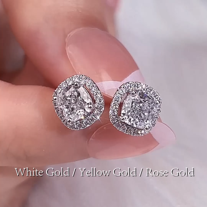 ミュージアムオブジュエリーピアス　wgo メッシジュエリーMSE-590 14Kホワイトゴールドクッション