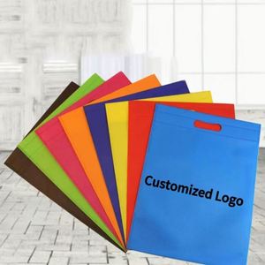 Custom Printed Logo Non-Woven Eco Tote Bag, Cheap Wholesale Promotional Shopping Bag - Product Image 1
