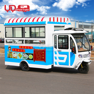 Jalan Kereta Makanan Listrik Sepeda Roda Tiga Hot Dog Keranjang Kopi Van Dapur Mobil Es Krim Sepeda Truk Makanan - Product Image 3