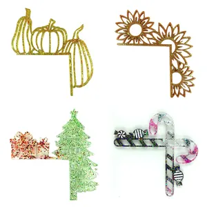 7673 natale Halloween colibrì spider web castle zucca girasole albero di natale candy Light Switch Cover stampi in resina