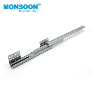 Glissières de tiroir modernes à double paroi en métal pour meubles de cuisine, système de tiroirs blanc à fermeture douce Multbox-High - Product Image 4