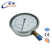 The CX-PG-P 0~40 Mpa 60mm Radial Install Stainless Steel 2.5% High Accuracy Oil Filled Pressure Gauge