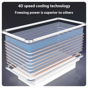 Grande armoire de combinaison d'île d'équipement de réfrigération de congélateur à température unique commerciale pour la crème glacée d'affichage de supermarché - Product Image 5