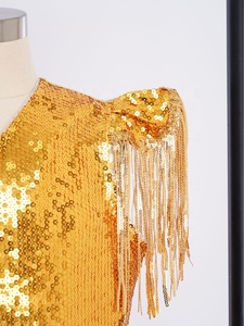 Veste de danse hip-hop unisexe pour enfants de 6 à 16 ans, garçons et filles, veste métallique, hauts pour spectacles de danse, spectacles sur scène, soirées - Product Image 4