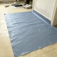 Rouleau de feutre auto-adhésif bleu écologique, imperméable et antidérapant pour la protection des surfaces peintes