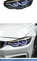 New Spoon Style Dual Lens Laser LED Headlight Assembly for 4 Series F32 F33 F36 Modified Upgrade Front Plug&Play Headlights