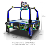 Table de hockey sur air à monnayeur pour enfants, nouvelle machine de jeu d'arcade très populaire pour parcs d'attractions