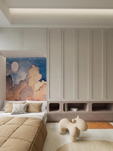 Divano Letto Moderno in Legno Personalizzato, Letto a Scomparsa Matrimoniale Queen Size, Design Pieghevole a Parete per Bambini - Product Image 3