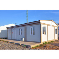 Maison préfabriquée de Chine Pack plat préfabriqué structure en acier 20 pieds 40 pieds 2 3 chambres fabrication de petite maison modulaire portable mobile