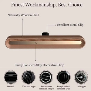 Ambientador Personalizado para Ventilación de Coche con Clip y Fragancias de Madera para Automóvil - Product Image 6