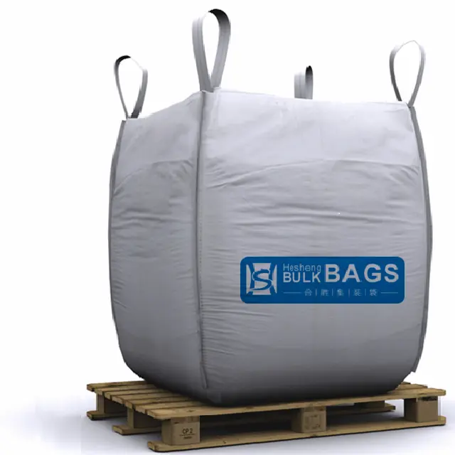 50kg Big Woven 1ton Verpackungs tasche Taschen Sandsäcke Pp Kunststoff HESHENG Bulk Bag 100% Virgin Polypropylen Verpackung Lagerung 1000pcs