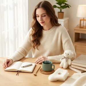 Juego de Regalo Premium de 7 Piezas para Ella, Manta de Felpa, Calcetines Afelpados, Taza de Cerámica, Caja de Regalo de Lujo para el Cuidado Personal para Mujeres - Product Image 2