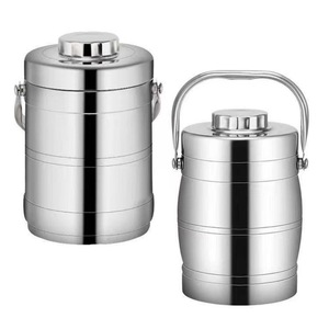 Stainless steel insulated <b>lunch</b> <b>box</b>, extra long, 2/3/multi-layer, large capacity, suitable for adults and students. - Product Image 5