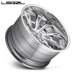 2 pezzi di lusso profondo piatto concavo cromato in lega forgiata ruota auto 5x114.3 5x120 5x130 <span class=keywords><strong>15</strong></span> 18 20 22 24 26 pollici cerchione - Product Image 3