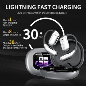 Mở tai tai Tai nghe không dây bluetooths 5.4 qua tai earbuds thông minh màn hình cảm ứng ear Hooks Earbuds - Product Image 6