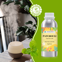 Huile essentielle de patchouli d'Indonésie biologique pour bougies parfumées, savons, parfums de marque - 100% pure, naturelle, extrait de plantes |   En vrac 1 kg