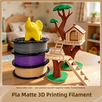 Filament d'imprimante 3D PLA mat 1,75 mm 1 kg en stock, finition mate lisse pour imprimantes FDM et projets créatifs