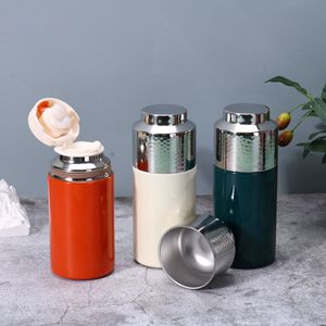 Stainless <b>Steel</b> Tumbler 316 Hammered Texture Thermal Insulation Travel Mug Outdoor Portable Water <b>Bottle</b> - Product Image 1