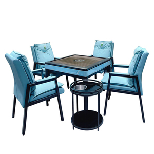 Factory Customized Mahjong <strong>Table</strong> 7-Piece <strong>Set</strong> With Chair Automatic Mahjong <strong>Table</strong> for Chess and <strong>Card</strong> Room - Product Image 4
