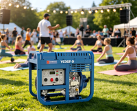 Générateur diesel portable Yuchai 3 kW, puissance nominale 2,8 kW, monophasé, pour la maison