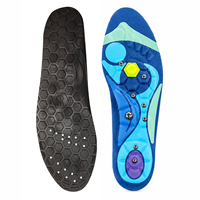 Semelles orthopédiques magnétiques de confort, semelles de massage par acupression pour hommes et femmes, matériau EVA orthopédique, soins de la santé du pied plantaire
