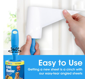 Rodillo Quitapelusas Extra Adhesivo para Amantes de Mascotas, <span class=keywords><strong>Mega</strong></span> Valor, Paquete de 100 Hojas, para Eliminar el Pelo de Perros y Gatos - Product Image 2