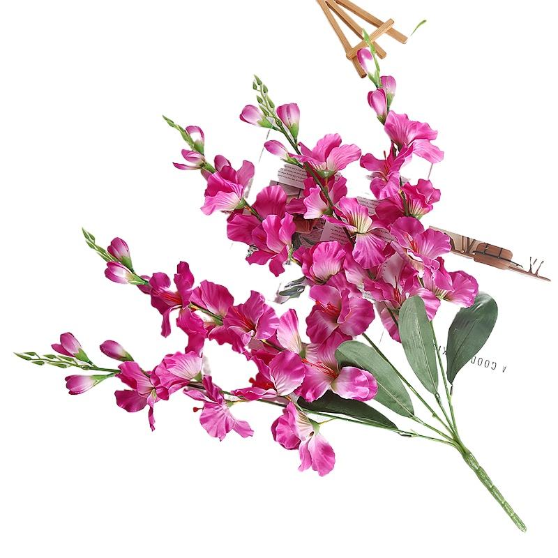 Lys à épée unique à 5 fourches rouge violet