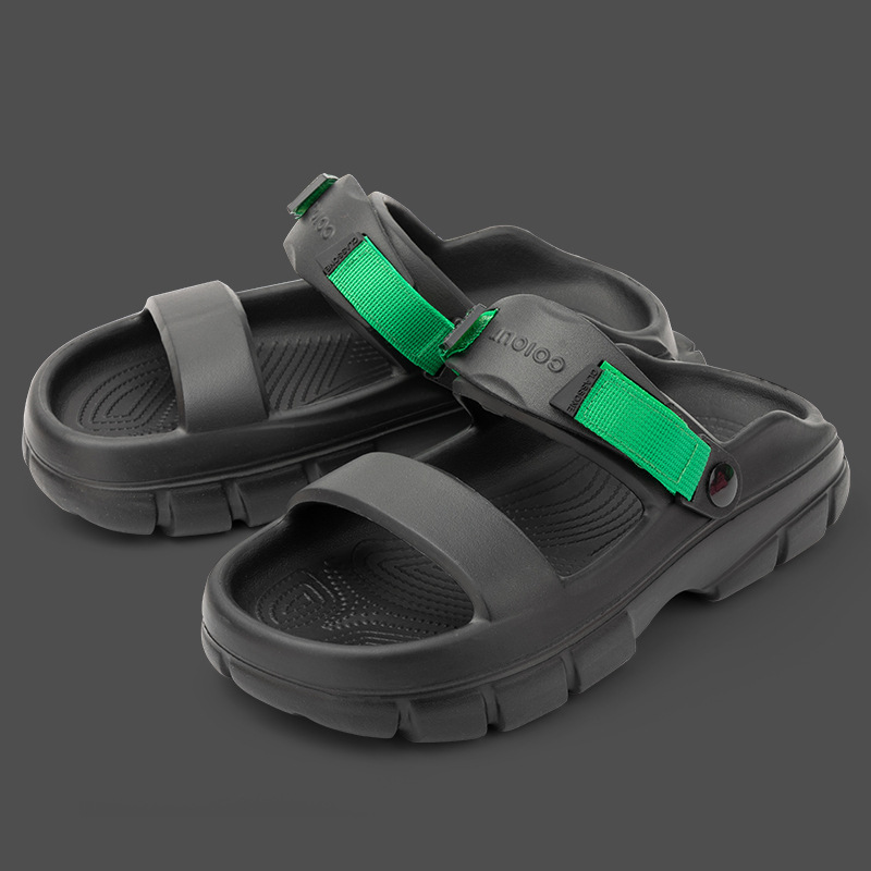 Summer Beach Shoes Women Chunky Slipper Non-slip Mens Thick Sole Sandals Shoes