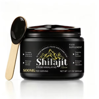 Complément alimentaire d'extrait de Shilajit naturel brut avec plusieurs minéraux, acide fulvique, résine de Shilajit himalayenne pure pour soutenir le système immunitaire