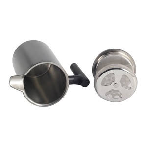 Double-Wall Food Grade Stainless Steel (SS304) Extra Screens French Press Coffee <b>Maker</b> - Product Image 4