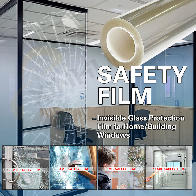 Architectural Window Film 99% UV Block High Infrared Rejection Energy Saving Heat Insulation 1.52x30M Bulk Roll