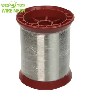 AISI 316 Dia 0.015mm in acciaio inossidabile filati di metallo Ultra-fini Micro filo tessile
