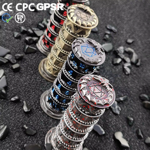 หอคอยมังกรนูนแบบหมุน<span class=keywords><strong>ลูกเต๋า</strong></span> DND โลหะสำหรับผู้เล่นเกม RPG - Product Image 1