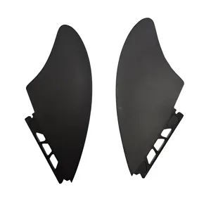 थोक प्लास्टिक उलटना सर्फ़बोर्ड के लिए पंख K2 प्लास्टिक काले उलटना फिन