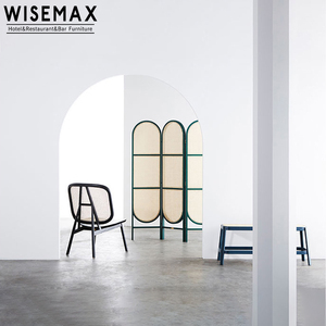 WISEMAX FURNITURE French Elegant Style <strong>Screen</strong> Wooden Frame Luxury Rattan <strong>Wicker</strong> Weaving <strong>Screen</strong> for Restaurant - Product Image 5