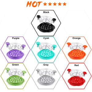 Outil de déchiquetage de viande de poulet BBQ Upgrade Pro Twist avec poignées, grande machine manuelle ronde transparente pour déchiqueter les poitrines de poulet - Product Image 2