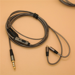 Pluggable <b>Headphone</b> Cable For X3 A8 VJ N1 In Ear Wired Audio <b>Adapter</b> TPE Weaving Metal Core CE Certified - Product Image 5
