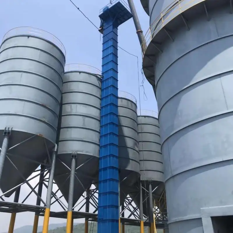 Elevador vertical del cubo del grano de la semilla de la arena del silo Elevador del arroz para la línea del molino de arroz