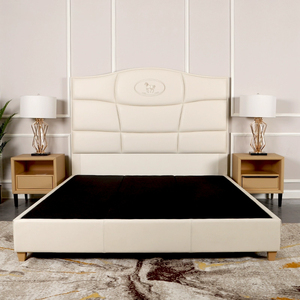 Personalizzazione OEM <span class=keywords><strong>Letto</strong></span> <span class=keywords><strong>Matrimoniale</strong></span> di Lusso con Testiera Morbida, Struttura Moderna King Size con Rivestimento in <span class=keywords><strong>Tessuto</strong></span>/Pelle - Product Image 5