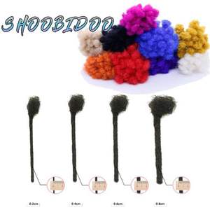 Vente en gros extensions de cheveux humains locs dreadlocks extensions complètes faites à la main taille moyenne 100% extensions de cheveux humains - Product Image 2