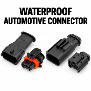 Conector Automotriz Impermeable IP68 de 2-6 Pines Macho/Hembra con Contactos de Latón y ABS, 50A, Arnés de Cables, RH7-6A-3.5-21 - Product Image 2