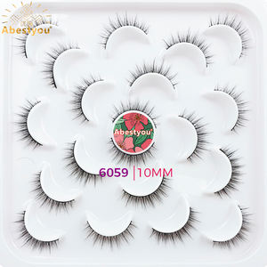 Abestyou <span class=keywords><strong>Kit</strong></span> de <span class=keywords><strong>cils</strong></span> réutilisables à effet naturel, sans colle, imperméables, légers, effet 3D, sans eyeliner - Product Image 5