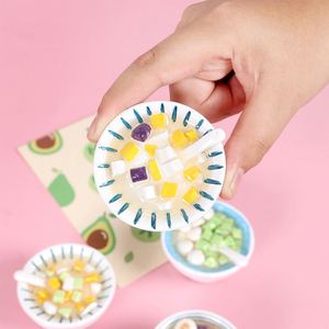 Décoration magnétique créative 3D en résine écologique pour réfrigérateur, grand format, simulation de desserts, glace, poudre de sucre et eau - Product Image 4